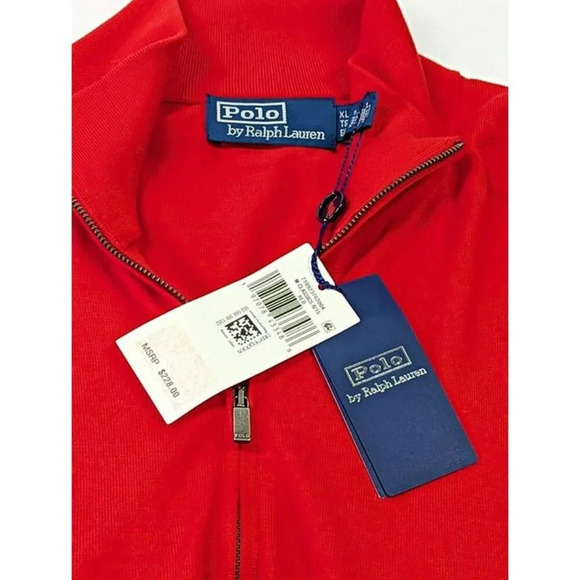 Polo Ralph Lauren Men's Cotton Quarter Zip Mock Neck Sweater Size XL (MSRP $228) - Picture 5 of 7